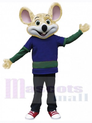 Cream Color Mouse Mascot Costume Animal