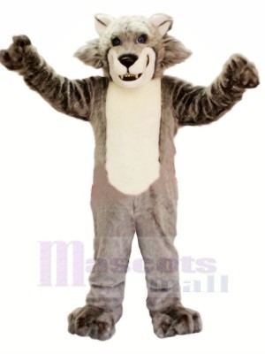 Gray Wolf Adult Mascot Costumes Cartoon