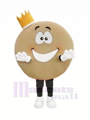 Cute Pancake Mascot Costume Cartoon