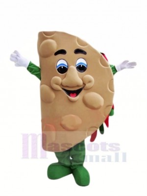Cute Taco Mascot Costume Cartoon
