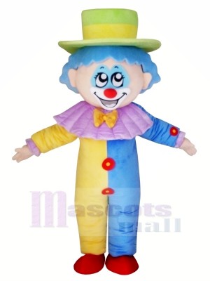 Funny Halloween Clown Mascot Costume Cartoon	