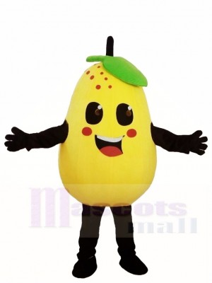 Yellow Pear Mascot Costumes Fruit