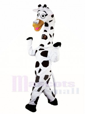 White Giraffe Mascot Costumes Animal
