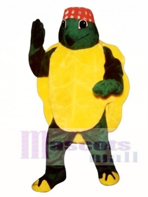 Karate Turtle with Headband Mascot Costume Animal