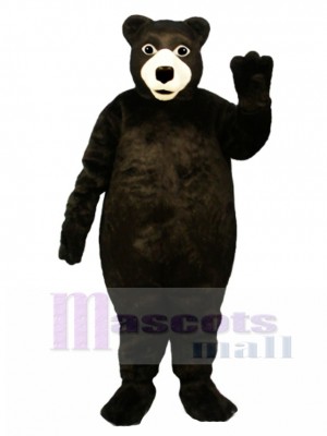 Fat Brown Bear Mascot Costume Animal 