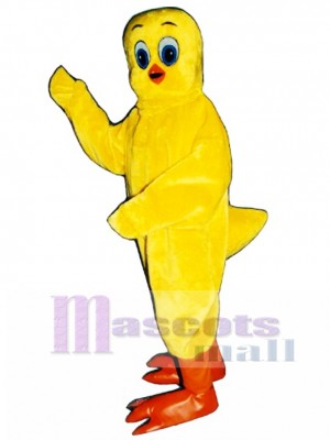Cute Canary Bird Mascot Costume