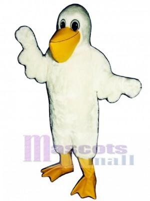 Cute Cartoon Pelican Bird Mascot Costume Bird