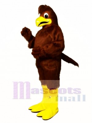Cute Crested Hawk Mascot Costume