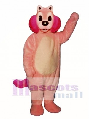 Cute Pink Mink Mascot Costume Animal 