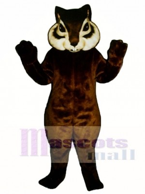 Realistic Chipmunk with Short Tail Mascot Costume Animal 