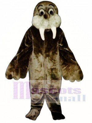 Cute Wally Walrus Mascot Costume