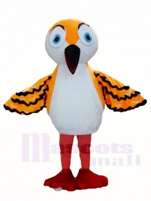 Orange Sparrow Mascot Costumes Bird Animal