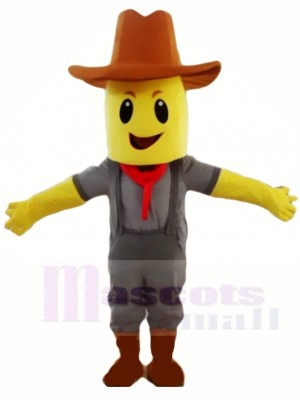 Blockhead Corn Crop Cowboy Mascot Costumes People