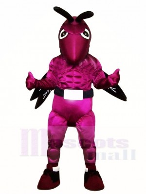 Cute Purple Hornet Bee Mascot Costumes Insect
