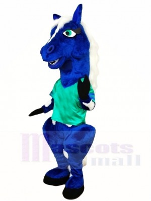  Blue Horse Mascot Costumes Animal