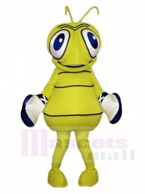 Cute Green Flu Bug Mascot Costumes Insect
