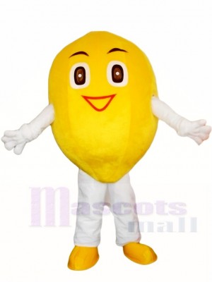Smiling Lemon Mascot Costumes Fruit