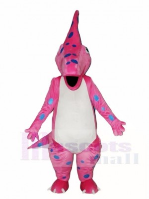 Pink Dinosaur Parasaurolophus Mascot Costumes Animal