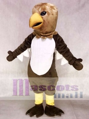 Brown Tail Hawk Mascot Costume