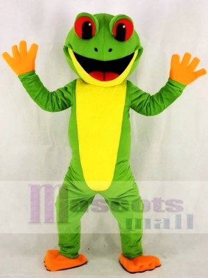 Green Tree Frog Mascot Costumes Animal  