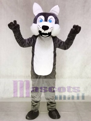 Gray Wolf Mascot Adult Costume Animal 