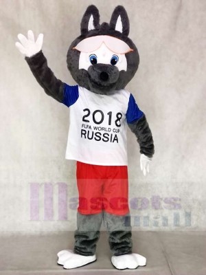 2018 FIFA World Cup Football Zabivaka Wolf Mascot Costumes