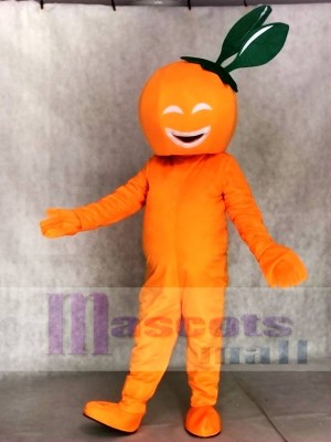 Smiling Navel Orange Mascot Costumes Fruit Plant 