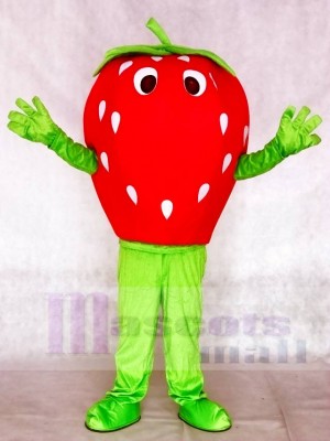 Red Strawberry Mascot Costumes Fruit