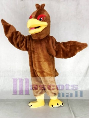 Light Brown Feather Hawk Falcon Eagle Mascot Costume Animal