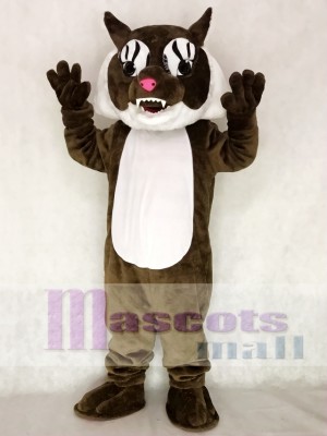 Cute Super Brown Wildcat Cat Mascot Costume Animal 