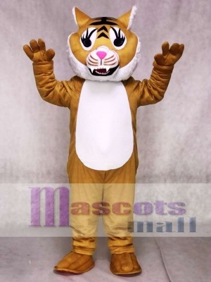 Cute Super Wildcat Cat Mascot Costumes Animal 