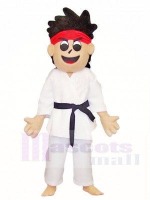 Karate Kid Boy Mascot Costumes People 
