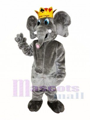 Cute Grey Elephant Mascot Costume Gray Elephant Mascot Costumes Animal 