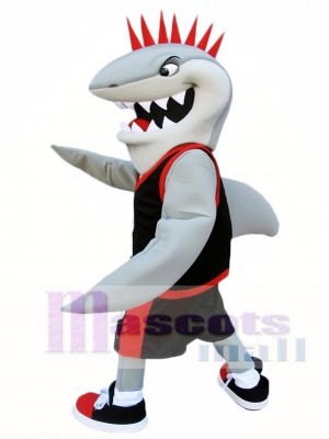 Cute Shark Mascot Costume