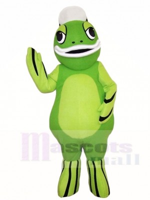 Green Freshwater Fish Mascot Costumes