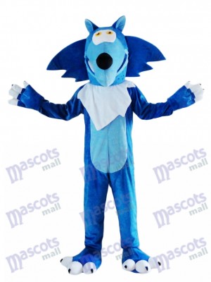Blue Wolf Coyote Mascot Costume Animal 