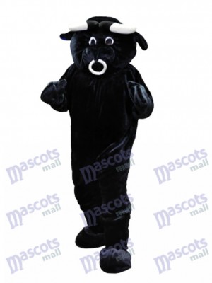 Black Bull Mascot Funny Costume