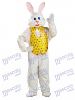 White Bunny Easter Rabbit Mascot Costume Animal 