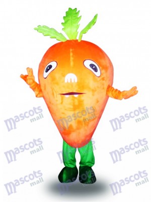Orange Carrot Vegetable Mascot Costume Food Vegetable