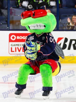 Stinger the Blue Jackets Columbus Blue Jackets Mascot Costume Insect