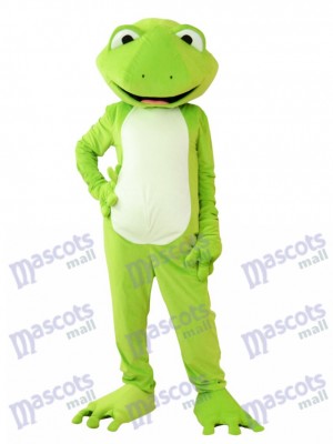 Green Frog Mascot Costume Animal