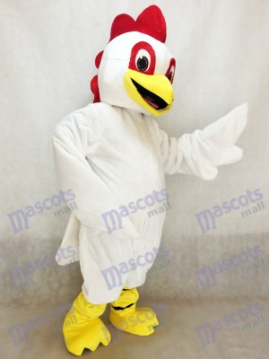 White Chick Chicken Mascot Costume Animal 