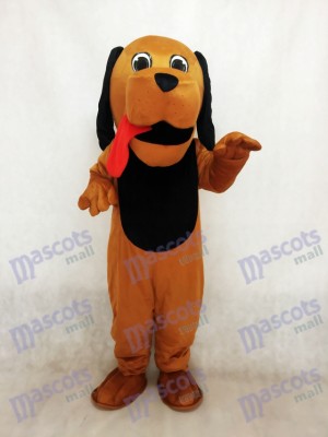 New Red Tongue Hound Dog Mascot Costume