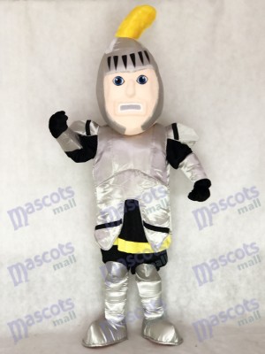 Adult Silver Knight College of St Rose Mascot Costume