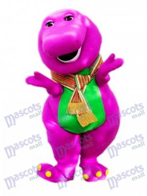 Purple Dinosaur Mascot Costume Animal