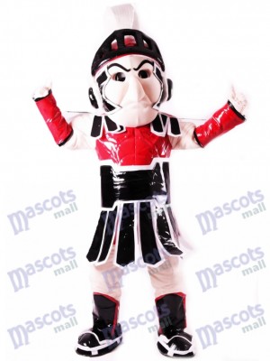 Red Spartan Trojan Knight Sparty Mascot Costume People 
