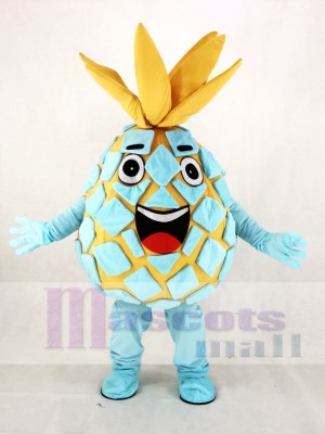 Aqua Pineapple Pete Fruit Mascot Costume Cartoon