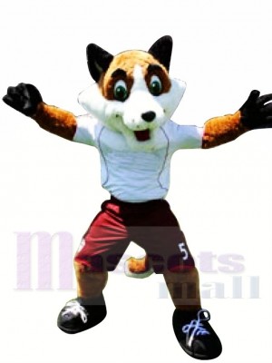 High Quality Soccer Fox Mascot Costume 