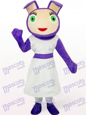 Cute Purple Animal Mascot Costume