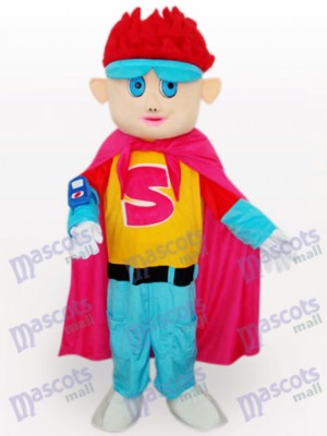 Red Hair Boy Cartoon Adult Mascot Costume